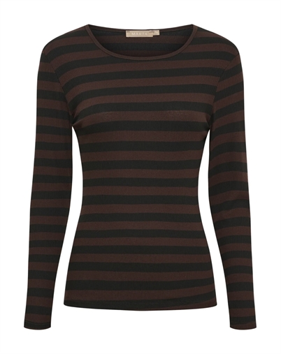 Marta du Chateau - MdcBegonia Langarmshirt - Black/Moro